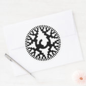 8ビットグレーコードロータリーエンコーダ ラウンドシール (封筒)