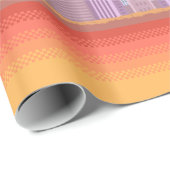 8ビットスカイライン ラッピングペーパー (ロールコーナー)