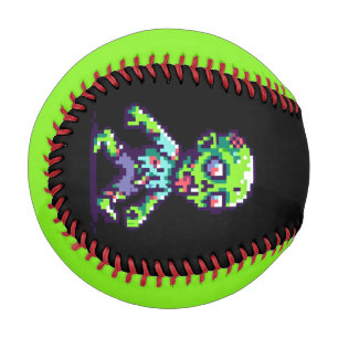 8ビットゾンビおもしろいハロウィーン 野球ボール