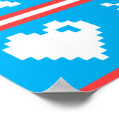 8ビットデザイン、アーケードビデオゲーム ポスター (角)