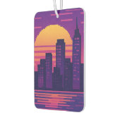 8ビットネオンシティバッジ カーエアーフレッシュナー (左)