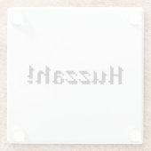 8ビットハッザー！ ガラスコースター (裏面)