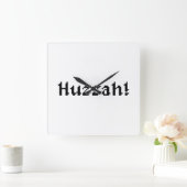 8ビットハッザー！ スクエア壁時計 (ホーム)