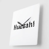 8ビットハッザー！ スクエア壁時計 (傾斜)