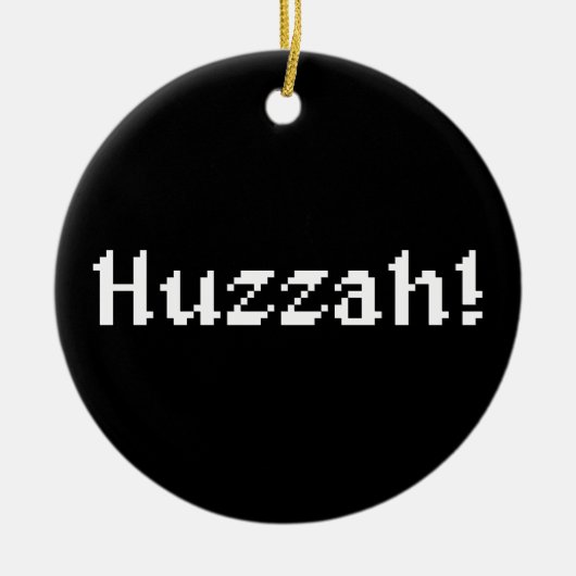 8ビットハッザー! セラミックオーナメント (正面)