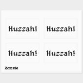 8ビットハッザー！ 長方形シール (シート)