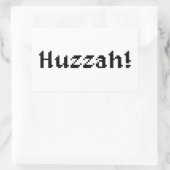 8ビットハッザー！ 長方形シール (バッグ)