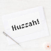 8ビットハッザー！ 長方形シール (封筒)