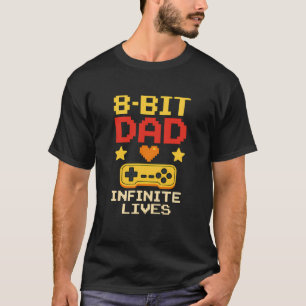 8ビットパパと無限ライフTシャツ Tシャツ