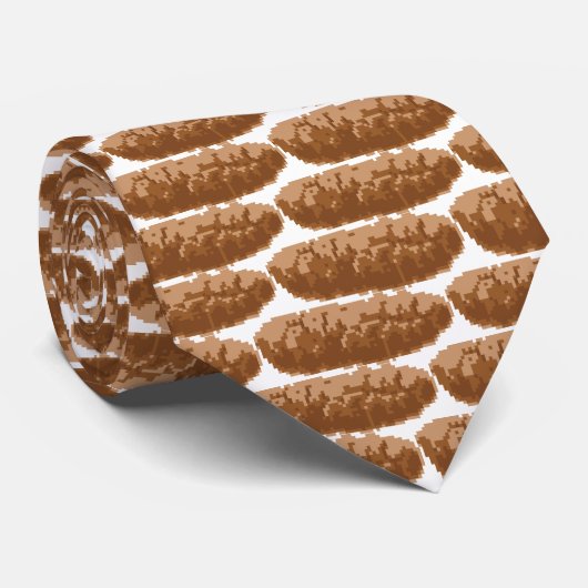 8ビットピクセルウンチ ネクタイ (ロール)