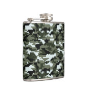 8ビットピクセルデジタルアーバンカモフラージュ/迷彩柄 フラスク (右)