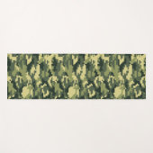 8ビットピクセルデジタルウッドランドカモフラージュ/迷彩柄 ヨガマット (正面(横))