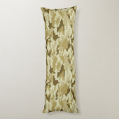 8ビットピクセルデジタルデザートカモフラージュ/迷彩柄 ボディピロー (裏面 (縦))