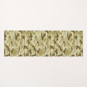 8ビットピクセルデジタルデザートカモフラージュ/迷彩柄 ヨガマット (正面(横))