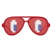 8ビットピクセルマンガ目 アビエーターサングラス (正面)