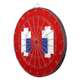 8ビットピクセルマンガ目 ダーツボード (正面右)