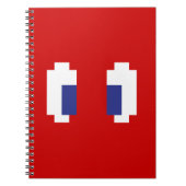 8ビットピクセルマンガ目 ノートブック (正面)