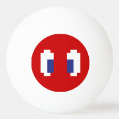 8ビットピクセルマンガ目 卓球ボール (裏面)