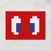 8ビットピクセルマンガ目 名刺 (裏面)