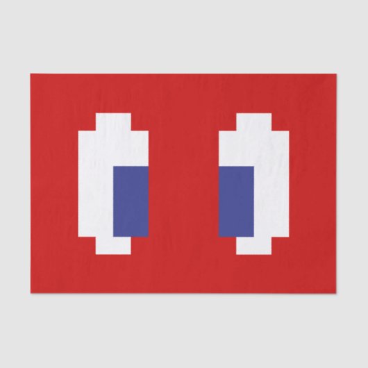 8ビットピクセルマンガ目 薄葉紙 (正面)