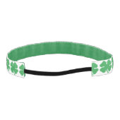8ビットピクセルラッキーフォーリーフクローバー アスレチックヘッドバンド (裏面)
