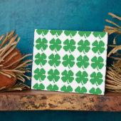 8ビットピクセルラッキーフォーリーフクローバー フォトプラーク (側面)