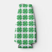 8ビットピクセルラッキーフォーリーフクローバー ボトルクーラー (正面)