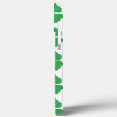 8ビットピクセルラッキーフォーリーフクローバー Case-Mate iPhoneケース (裏面 / 左)