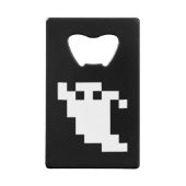 8ビットピクセル幽霊 クレジットカード栓抜き (正面)