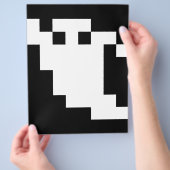 8ビットピクセル幽霊 チラシ (手)