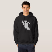 8ビットピクセル幽霊 パーカ (正面フル)