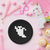 8ビットピクセル幽霊 ペーパープレート (パーティー)