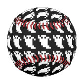8ビットピクセル幽霊 野球ボール (裏面)