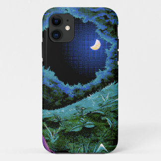 8ビットピクセル月光 iPhone 11 ケース