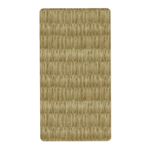 8ビットピクセル畳畳 ラベル (正面)