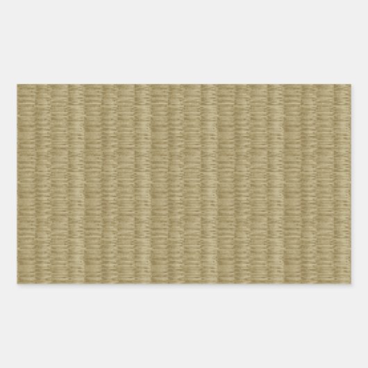 8ビットピクセル畳畳 長方形シール (正面)