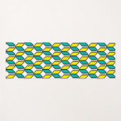 8ビットピクセル若葉/商心社マーク ヨガマット (正面(横))