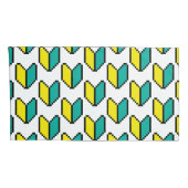 8ビットピクセル若葉/商心社マーク 枕カバー (裏面-右)