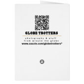 8ビットピクセル若葉/ Shoshinsha Mark Greeting Card (裏面)