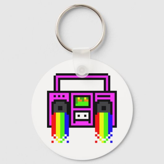 8ビットブームボックス キーホルダー (正面)