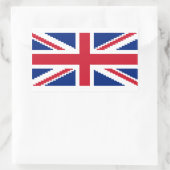 8ビットユニオンピクセルジャック 長方形シール (バッグ)