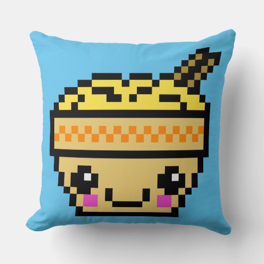8ビットラーメン クッション (正面)