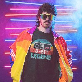 8ビットレジェンド – ビデオゲーム Tシャツ