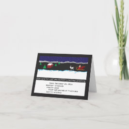 8ビットレトロの賭博の休日カード シーズンカード