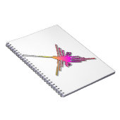 8ビットレトロビデオゲームナスカラインハミングバード ノートブック (右側)