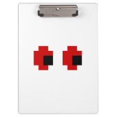 8ビット不気味赤い目 クリップボード (正面)