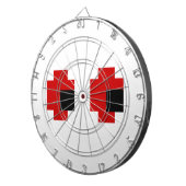 8ビット不気味赤い目 ダーツボード (正面右)