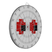 8ビット不気味赤い目 ダーツボード (正面左)