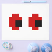 8ビット不気味赤い目 チラシ (シングル)