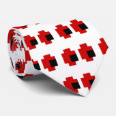 8ビット不気味赤い目 ネクタイ (ロール)